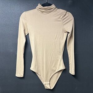 Pink Lily Cream Long Sleeve Bodysuit